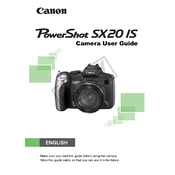 Canon PowerShot SX20 IS manual cover