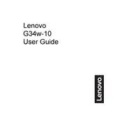 Lenovo G34W-10 66A1-GACB-WW Monitor manual cover