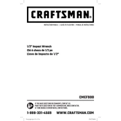 Craftsman CMEF900 Impact Wrench manual cover