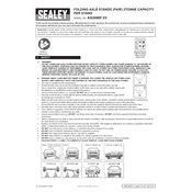 Sealey AS2000F.V2 Axle Stand manual cover