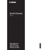 Yamaha Avantgrand NU1X Piano manual cover