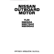 Nissan NSD70A2 Outboard Motor manual cover