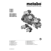 Metabo HWW 3500-25 G Pump manual cover