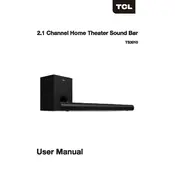 TCL TS3010 Soundbar manual cover