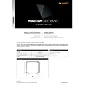 be quiet! Window Side Panel Pure Base 600 Tempered Glass manual cover