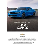 Chevrolet Camaro 2023 manual cover