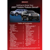 GMC Yukon 2007 manual cover