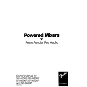 Fender SR-4150P 071-4100-000 120V Audio Mixer manual cover