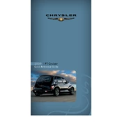 Chrysler PT Cruiser 2009 Hatchback manual cover