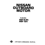 Nissan NSF9.9A Outboard Motor manual cover