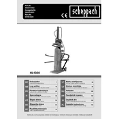 Scheppach HL1300 5905414902 Log Splitter manual cover