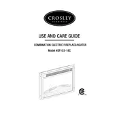 Crosley SF103-18C Fireplace manual cover