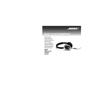 Bose OE Audio Headphones manual cover