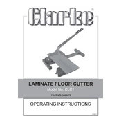 Clarke 3400670 CLC1 Laminate Fllor Cutter manual cover