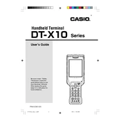 Casio DT-X10 Terminal manual cover