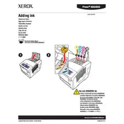 Xerox Phaser 8500 Adding Ink Printer manual cover