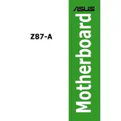 ASUS Z87-A (NFC EXPRESS EDITION) Motherboard manual cover