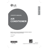 LG LW8019ER LW8019ER.AC1AUSB Air Conditioner manual cover