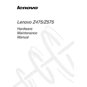 Lenovo IdeaPad Z475 Laptop manual cover