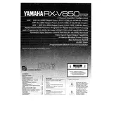 Yamaha RX-V850 Receiver manual cover