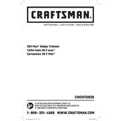 Craftsman CMCHTS820B Trimmer manual cover