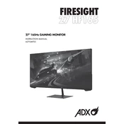 ADX Firesight HF165 A27GMF22 Monitor manual cover