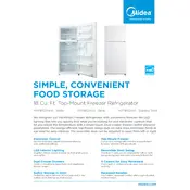 Midea MRT18S2AWW Refrigerator