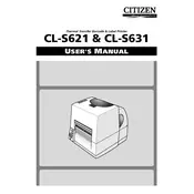 Citizen CL-S631 Printer manual cover