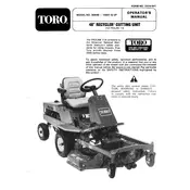 Toro 48-inch 30548 Mower manual cover