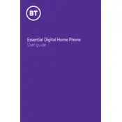 BT Essential Digital Home Phone manual cover