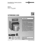 Viessmann Vitorond 200 VD2A 125 Boiler manual cover