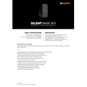 be quiet! Silent Base 801 Black Case manual cover