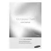 Samsung SMH9207ST Microwave manual cover