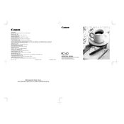 Canon PC160 manual cover