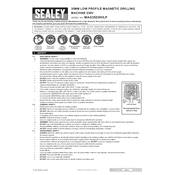 Sealey MAG35230VLP Drill manual cover