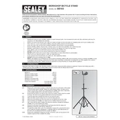 Sealey BS103 Bicycle Stand manual cover