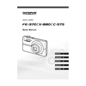 Olympus C-575 manual cover