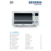 Severin MW 7758 Microwave manual cover