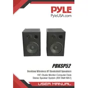 Pyle PBKSP52 Speaker manual cover