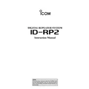 Icom ID-RP2 Repeater manual cover