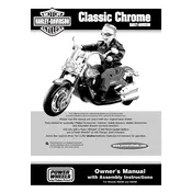 Power Wheels Mattel Harley-Davidson Classic Chrome H4808 Toy manual cover