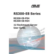 ASUS RS300-E8-PS4 Server manual cover