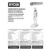 Ryobi PSBRC26 Ratchet manual cover