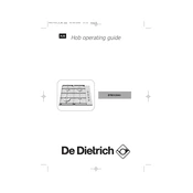 De Dietrich DTE312XA1 Hob manual cover