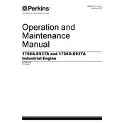 Perkins 1706A-E93TA Engine manual cover