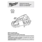 Milwaukee 6232-20 Saw manual cover