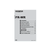 Olympus FR-WR manual cover