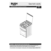 Bush 4898892 AG66TA Cooker manual cover