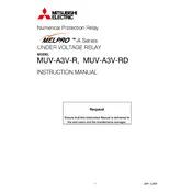 Mitsubishi MUV-A3V-R Relay manual cover