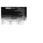 Yamaha CDX-700U Disc Player manual cover